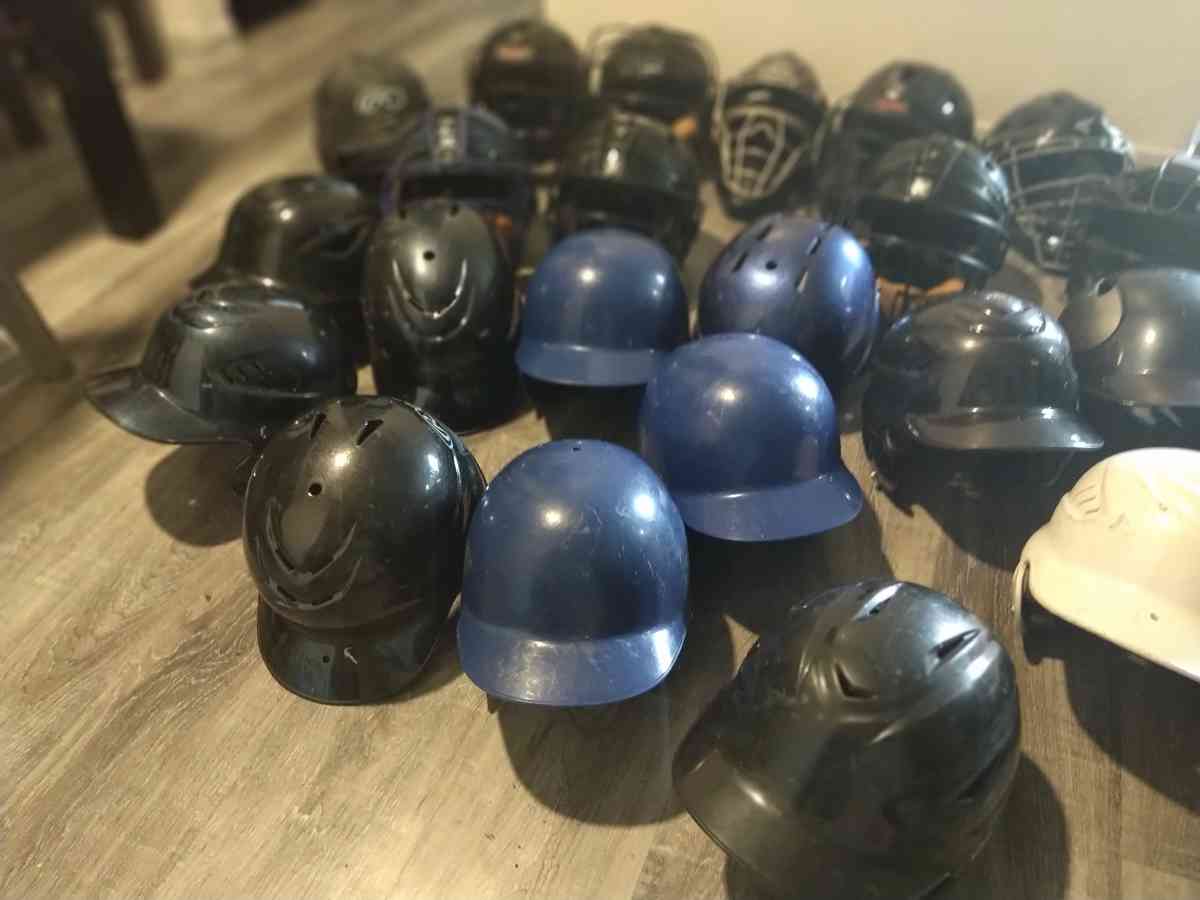 little League catcher gear baseball bats and helmets - Houston, Texas - FleaMarketBay