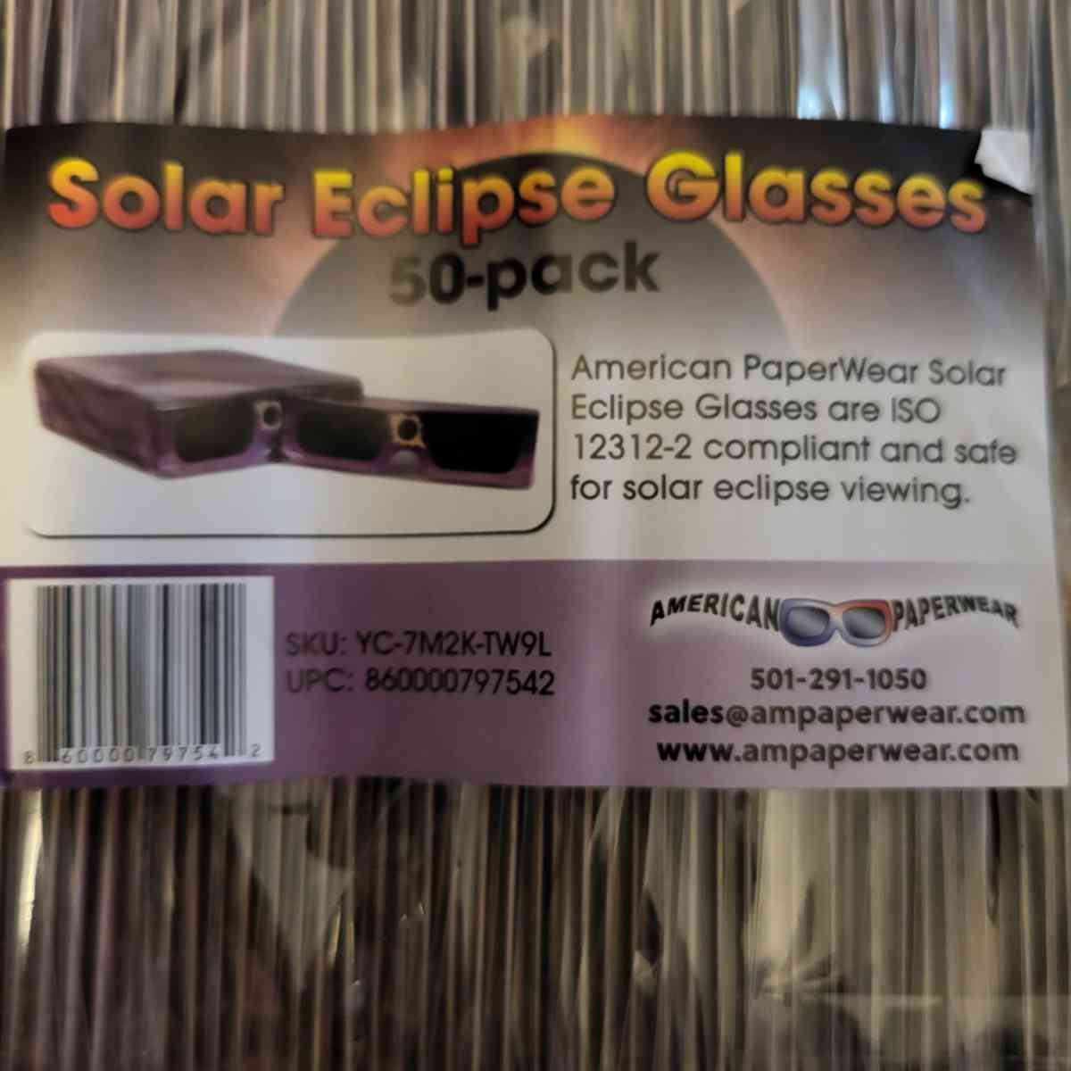 solor viewing glasses - Bloomsburg, Pennsylvania - FleaMarketBay
