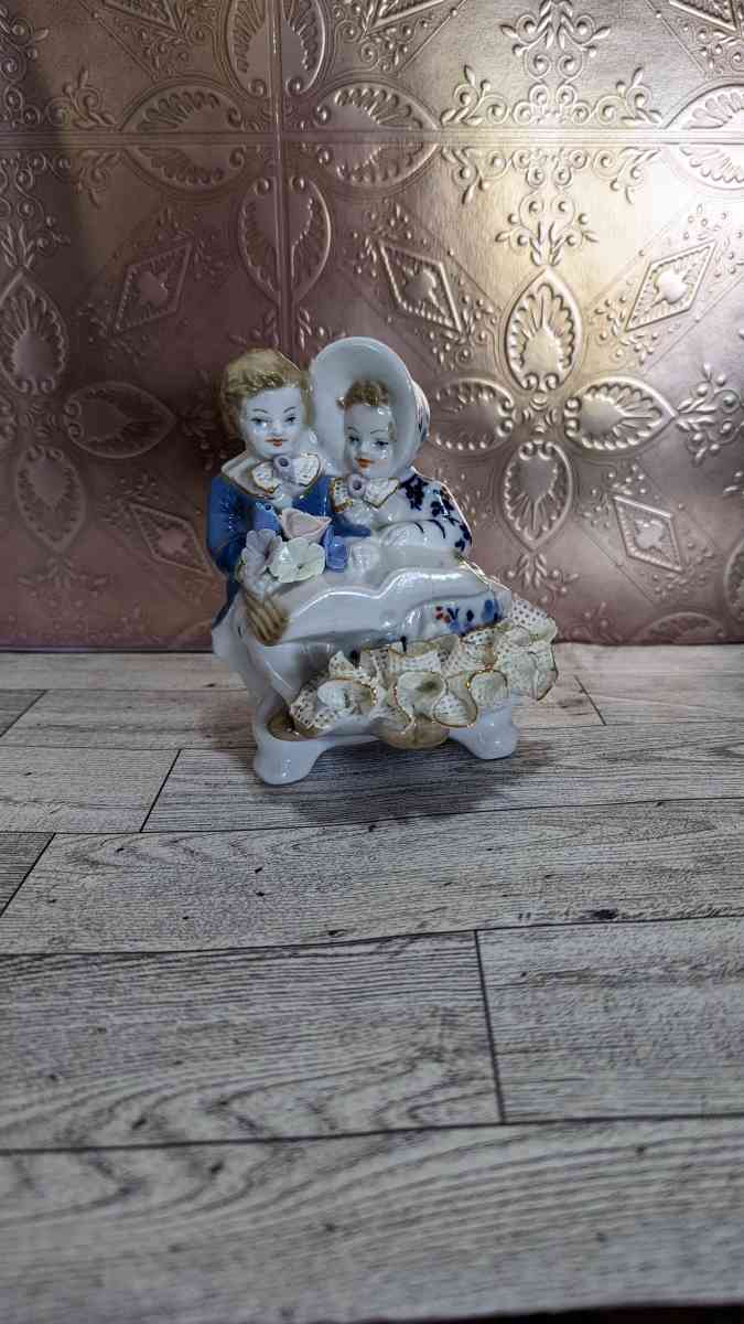 Antique Boy and Girl Reading a Large Bible Book - Phoenix, Arizona - FleaMarketBay