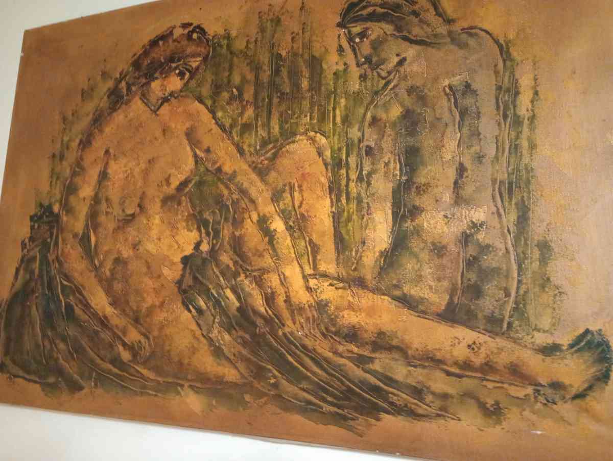 Painting by BURNETT - Hot Springs National Park, Arkansas - FleaMarketBay