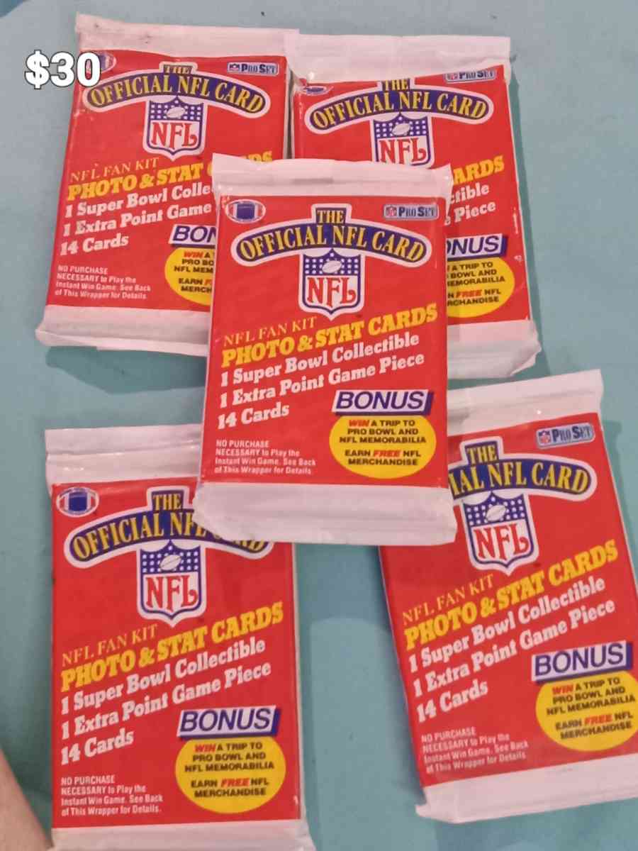 NFL trading cards - Gonzales, Louisiana - FleaMarketBay