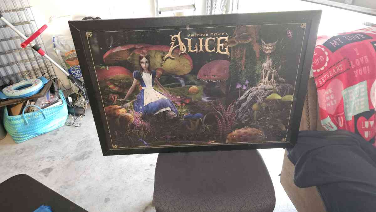 american mcgees alice mushroom garden  painting - Magnolia, Texas - FleaMarketBay