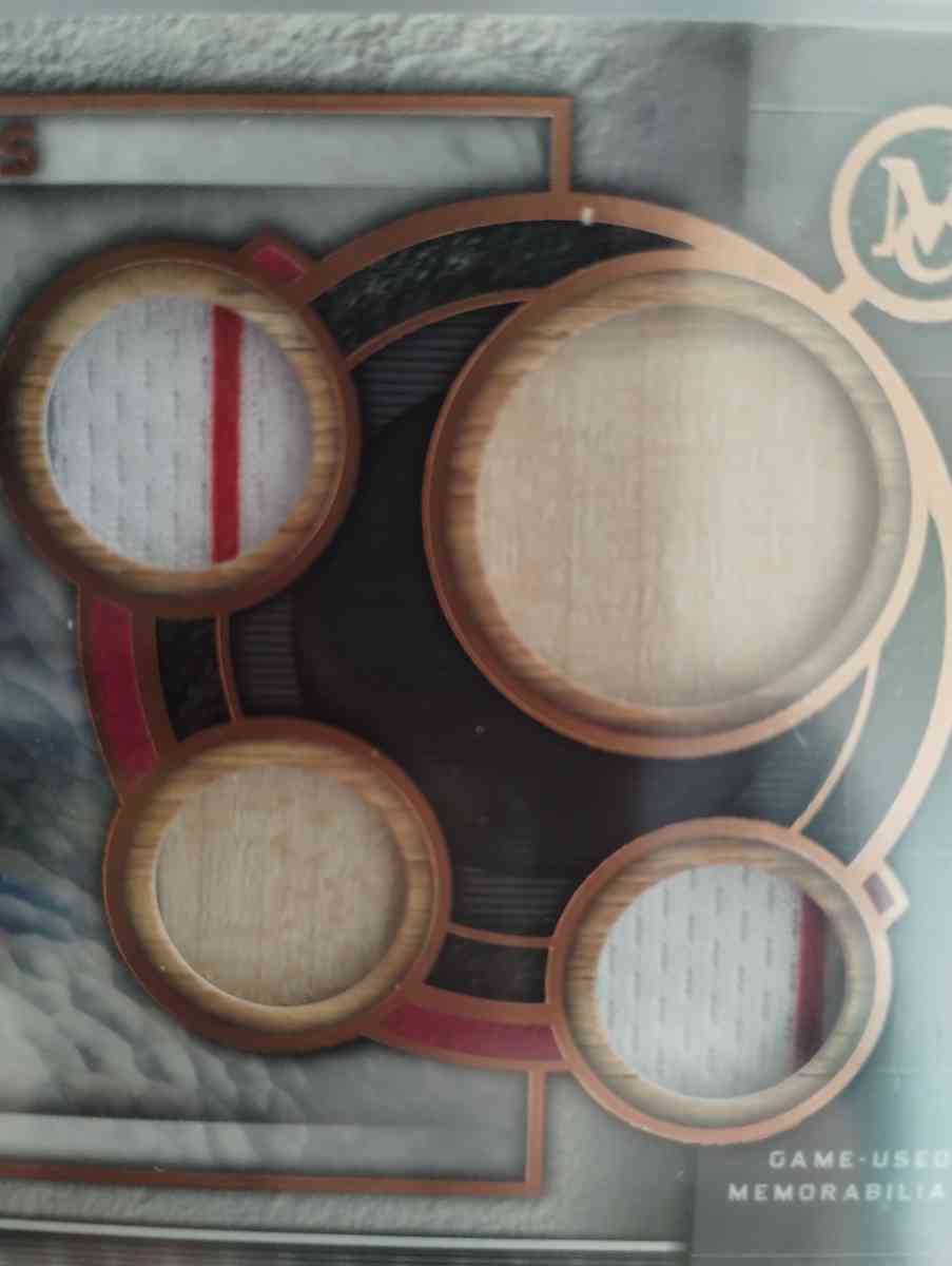 Trea Turner Game Used Jersey Swatch and Bat Card - Philadelphia, Pennsylvania - FleaMarketBay