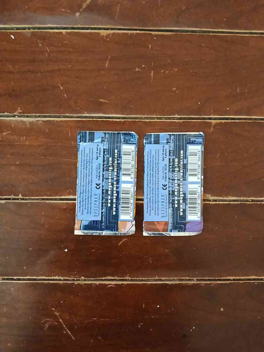 Megaman NT Warrior Trading Card Game Booster Packs 2004 - North Hollywood, California - FleaMarketBay