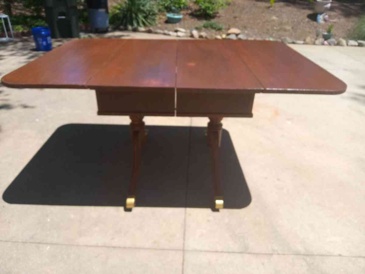 1940s Antique Regency style dinning room table - Taylors, South Carolina - FleaMarketBay