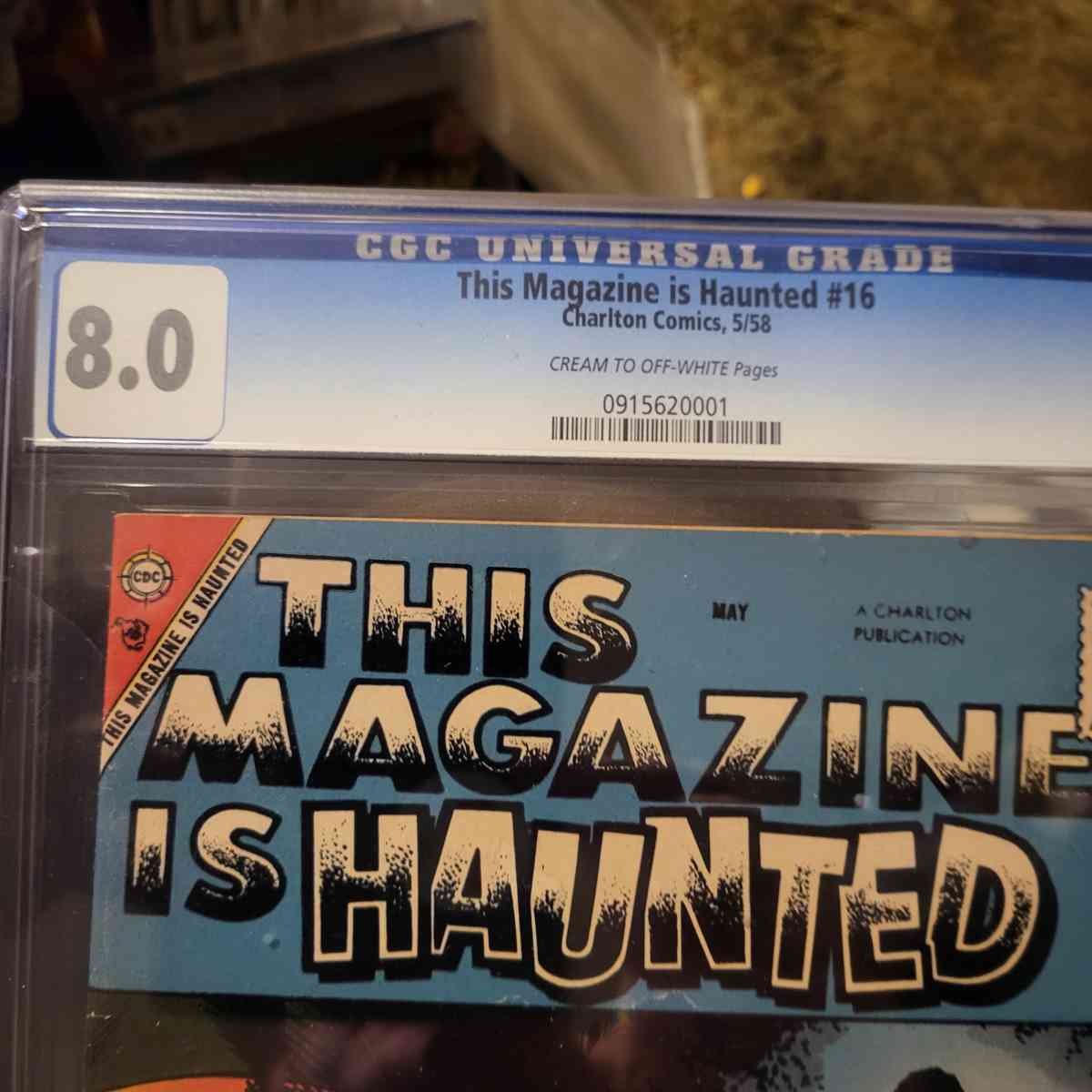 This Magazine is Haunted 16 1958  8pt0 CGC - Oakdale, Louisiana - FleaMarketBay