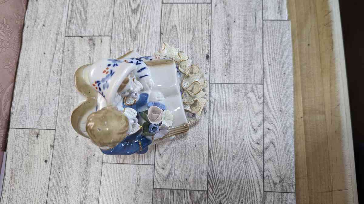 Antique Boy and Girl Reading a Large Bible Book - Phoenix, Arizona - FleaMarketBay