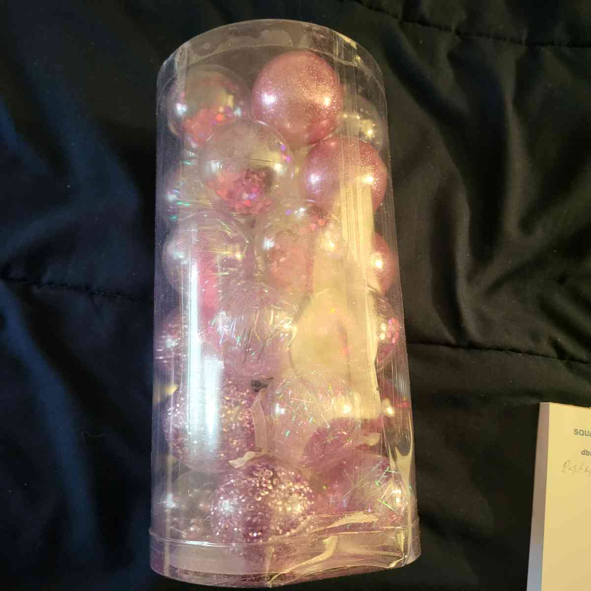 pink ornamental Christmas balls - Bloomsburg, Pennsylvania - FleaMarketBay