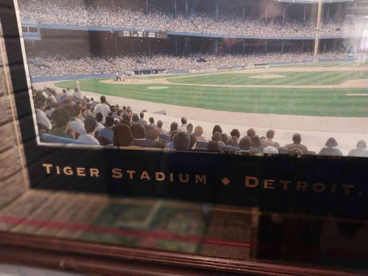 tiger stadium Detroit mi 1912 1999 Budweiser mirror - Millington, Michigan - FleaMarketBay