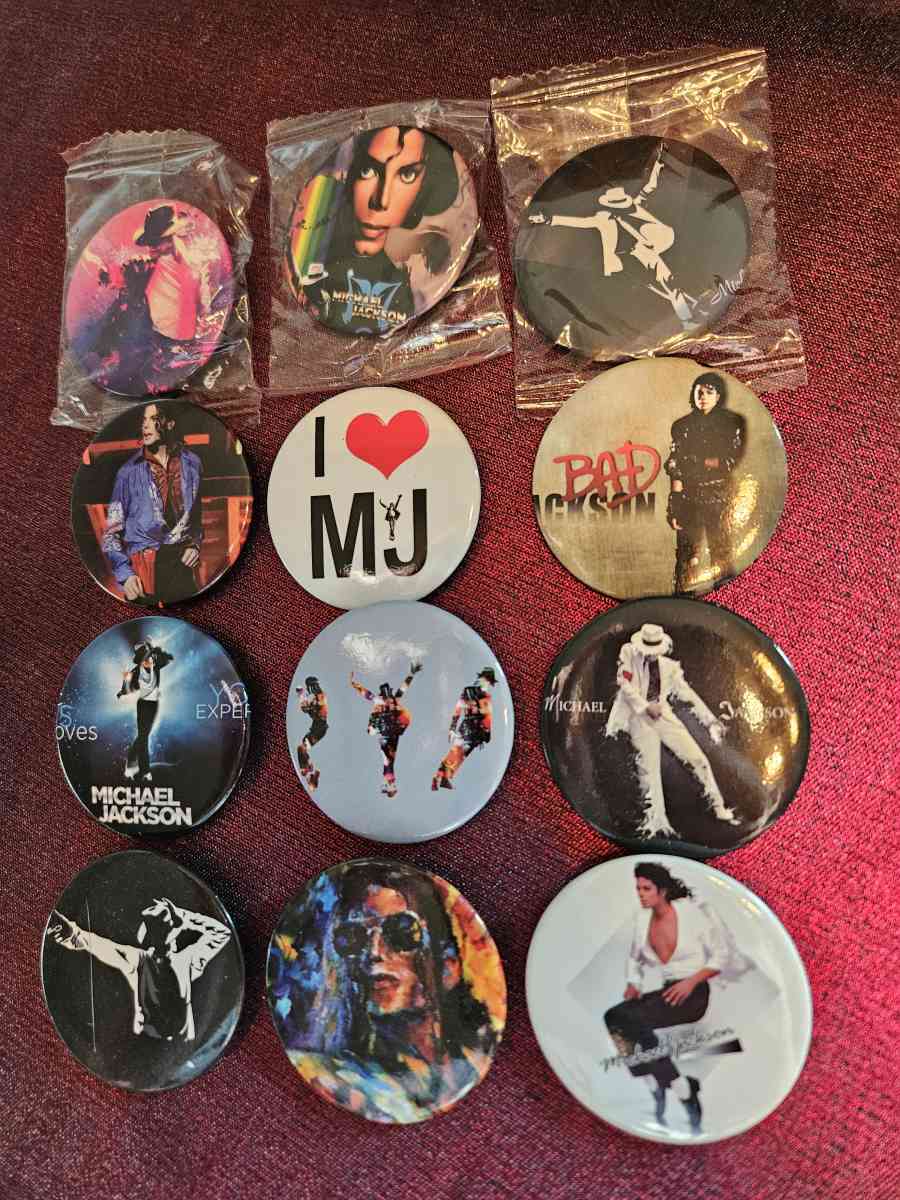 RARE Collectible Michael Jackson Pins - Dublin, Ohio