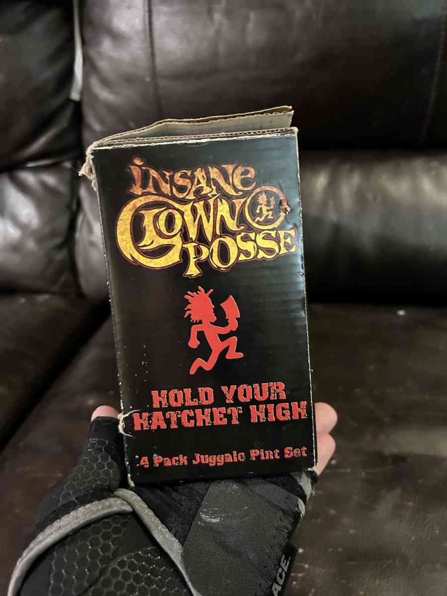 4 Set Hatchetman Pint Glasses - Buffalo, New York - FleaMarketBay