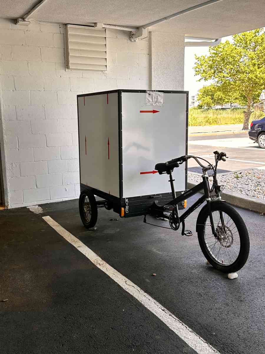 As New Electric Box Cargo Trike  Efficient Delivery Solution - Cambridge, Maryland - FleaMarketBay
