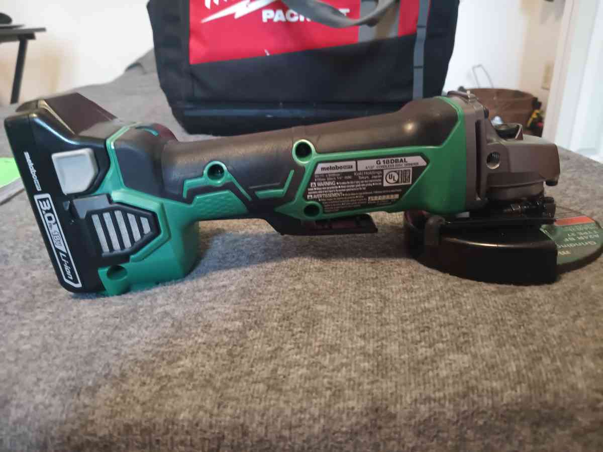 Metabo Htp cordless grinder BRAND NEW - Attleboro, Massachusetts - FleaMarketBay