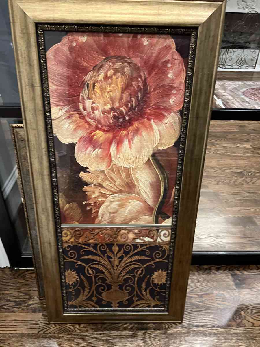 Vintage Floral Painting - Flower Mound, Texas - FleaMarketBay