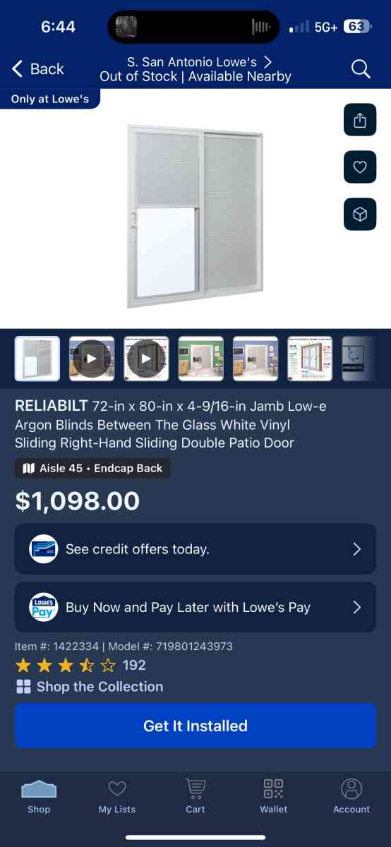 72x80 Slider - San Antonio, Texas - FleaMarketBay