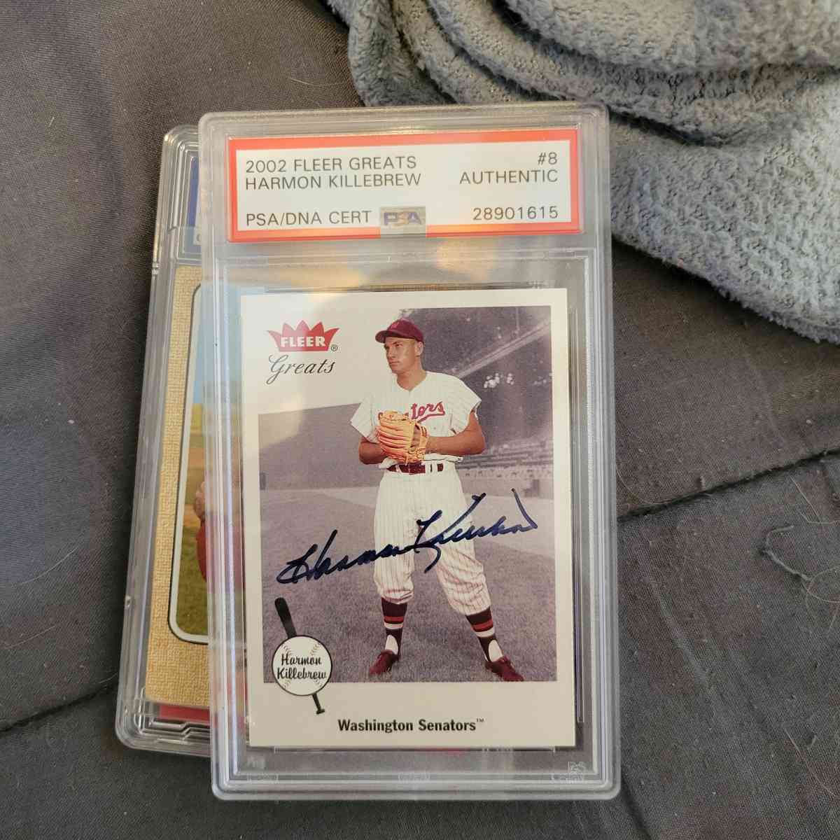 harmon killebrew signed baseball card - Omaha, Nebraska - FleaMarketBay