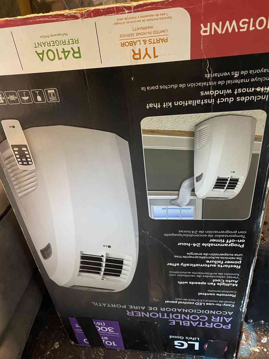 LG portable air conditioner 10000 BTU - Tulsa, Oklahoma - FleaMarketBay
