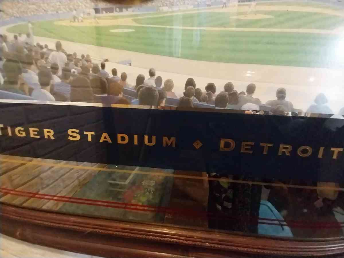 tiger stadium Detroit mi 1912 1999 Budweiser mirror - Millington, Michigan - FleaMarketBay