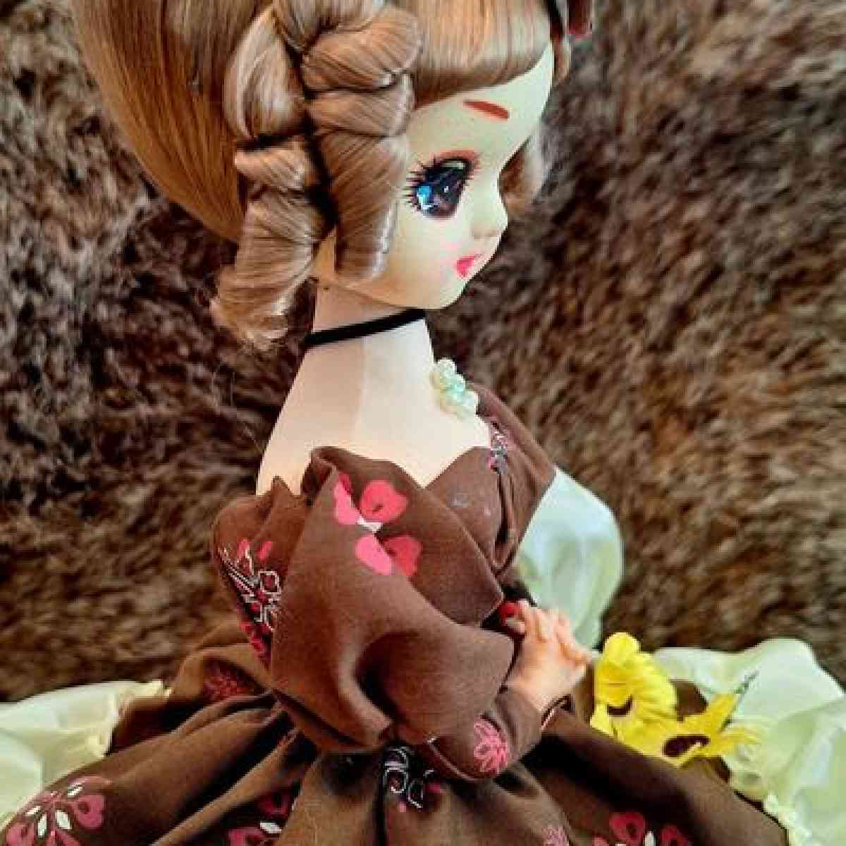 Vtg 1960s BigEyed Bradley Doll RARE COLLECTABLE - Edgewood, New Mexico - FleaMarketBay