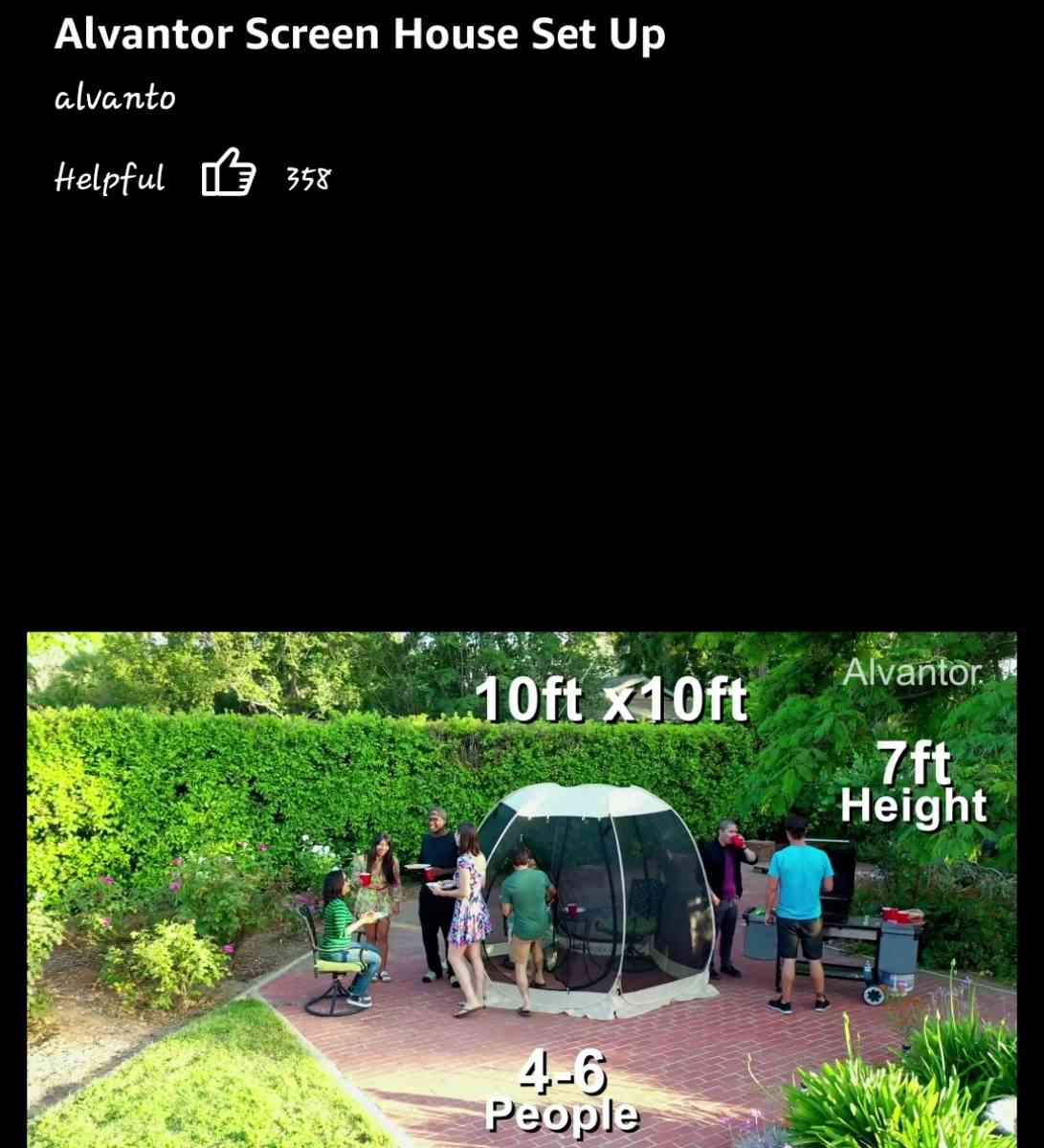 alvantor Screen House tent - Greensboro, North Carolina - FleaMarketBay