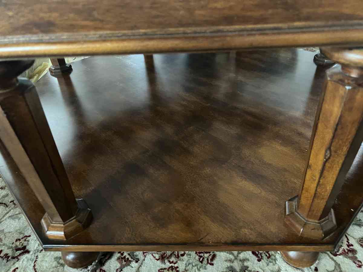 Elegant Wooden Octagon Shaped Coffee Table - Flower Mound, Texas - FleaMarketBay