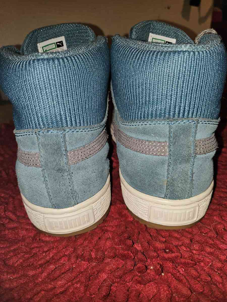 womens PUMA suede sneakers blue green size 7 - Vidor, Texas - FleaMarketBay