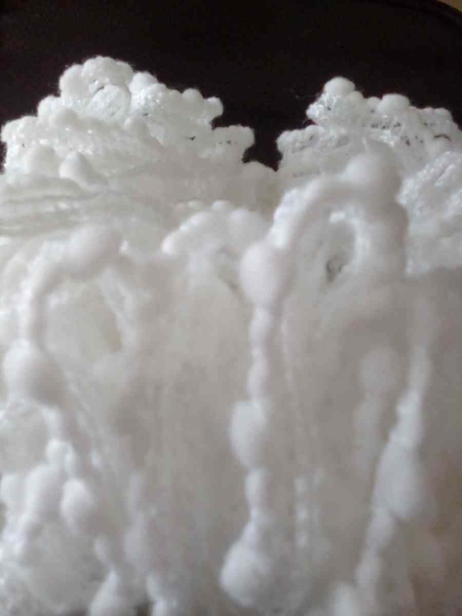 jumbo White plush scrunchie - Saint Albans, West Virginia - FleaMarketBay