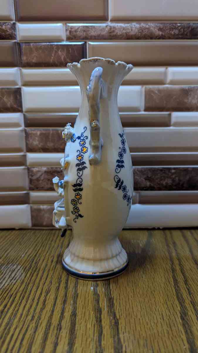 Vintage Victorian  Vase With A 3D Woman Inset Holding Flower - Phoenix, Arizona - FleaMarketBay