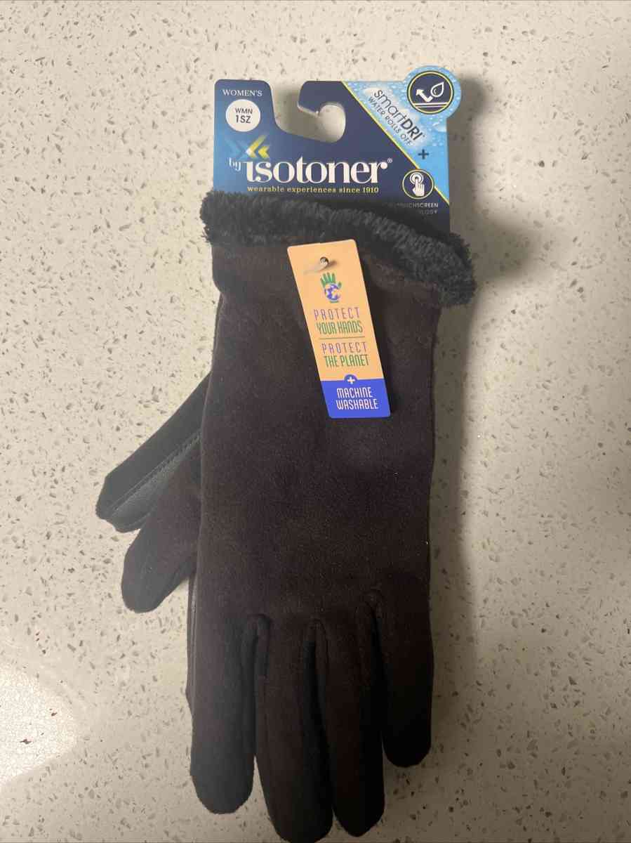 Isotoner SmartDri Womens Gloves with Touchscreen Technology
