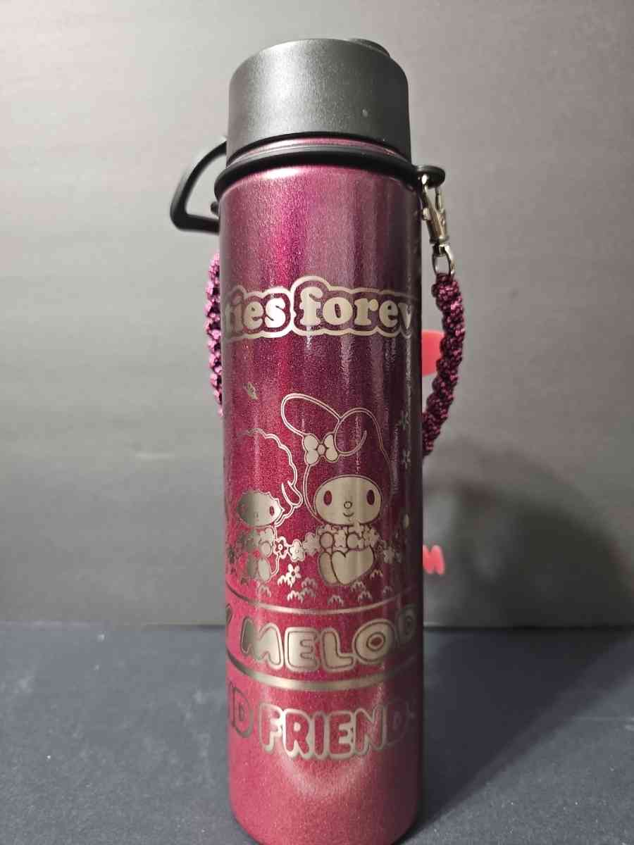 24oz laser Engraved Insulated MY MELODY  Water Bottle - Las Vegas, Nevada - FleaMarketBay