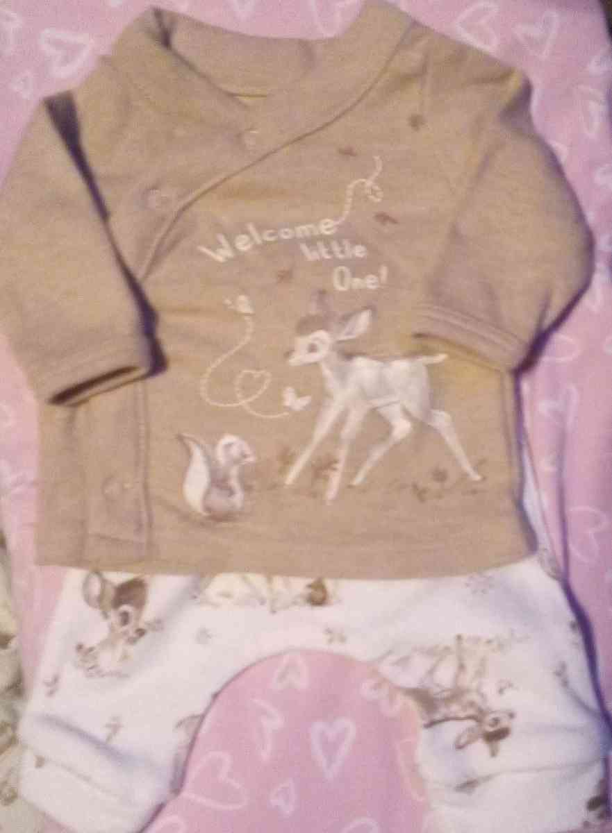Baby Disney Bambi Preemie 3 piece set with matching headband - Ladson, South Carolina