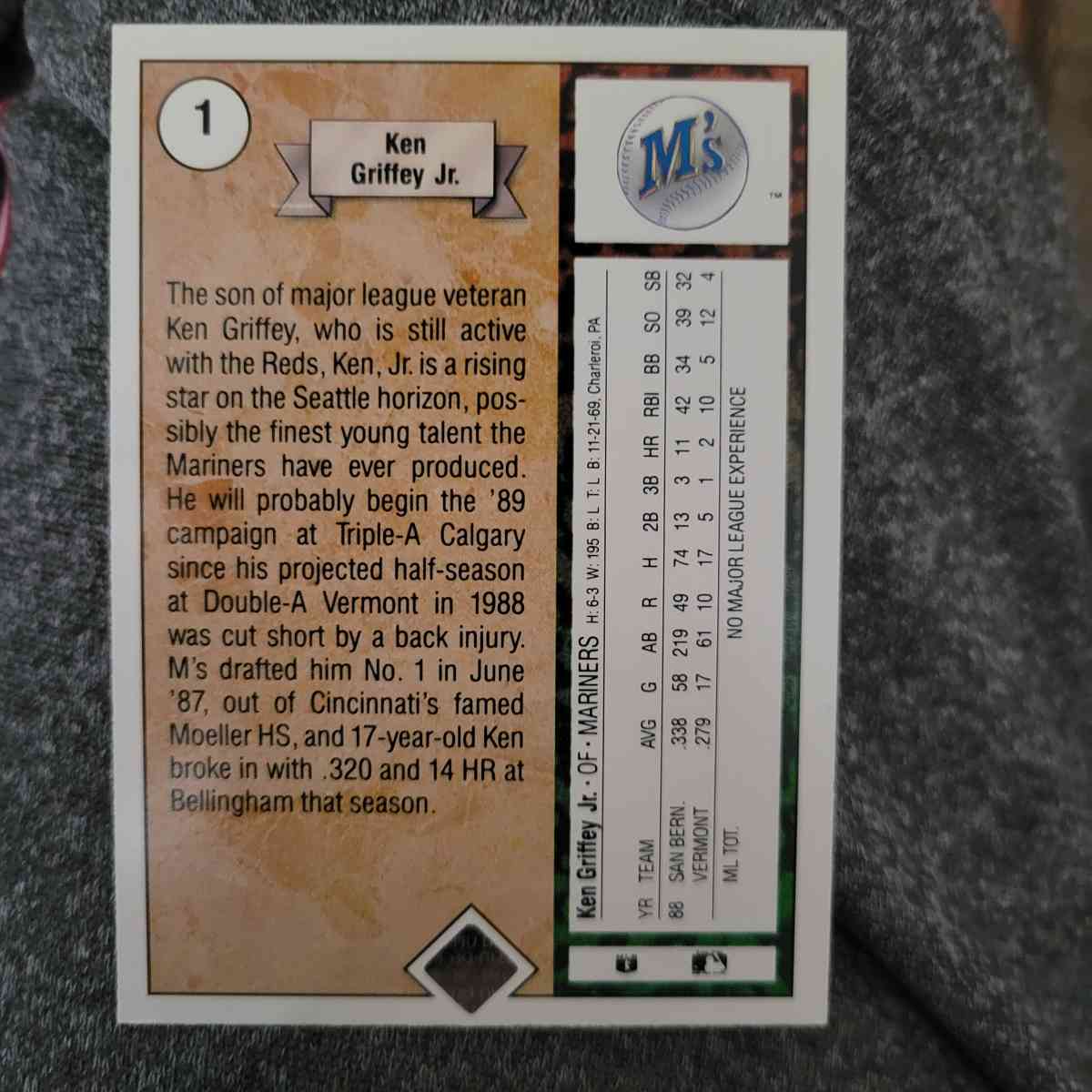 ken griffey jr rookie card - Omaha, Nebraska - FleaMarketBay