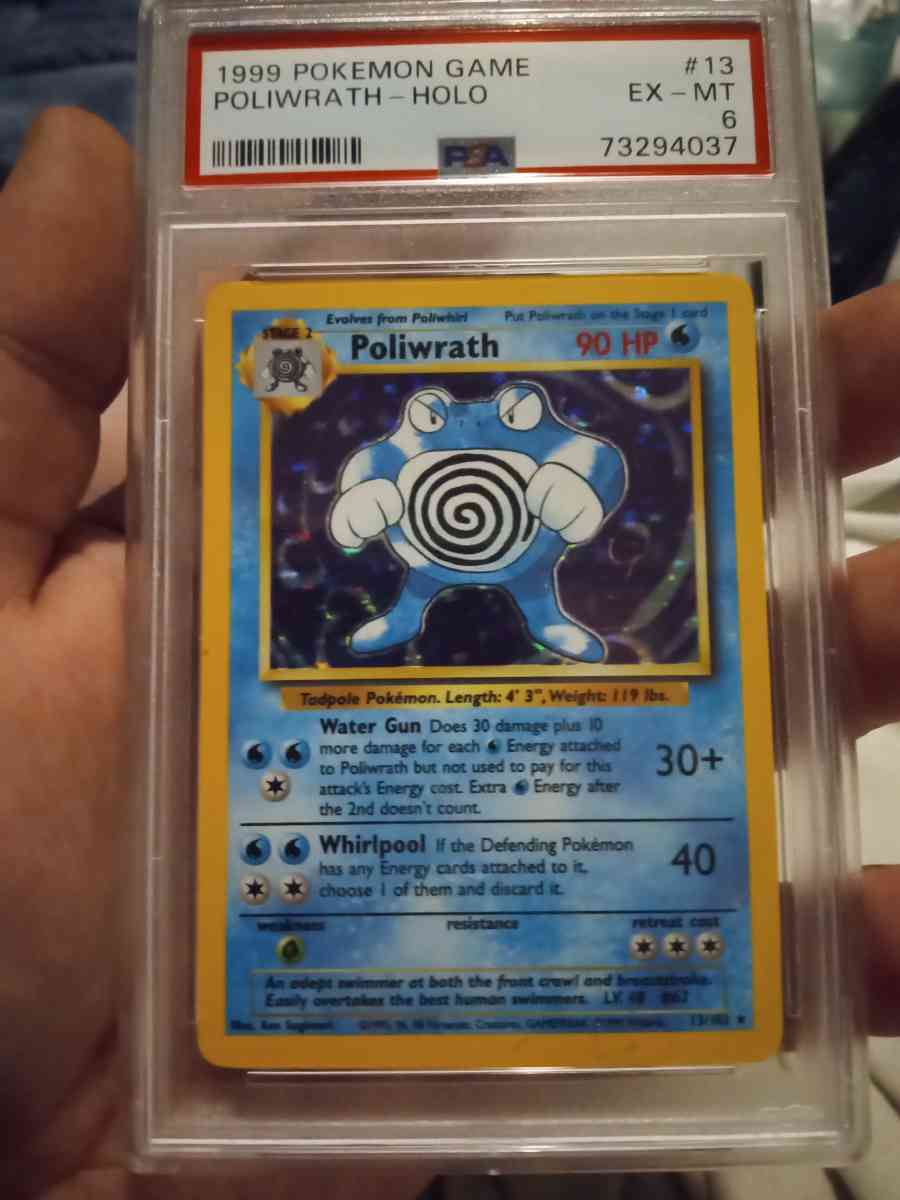 1999 POLIWRATHHOLO PSA SLAB