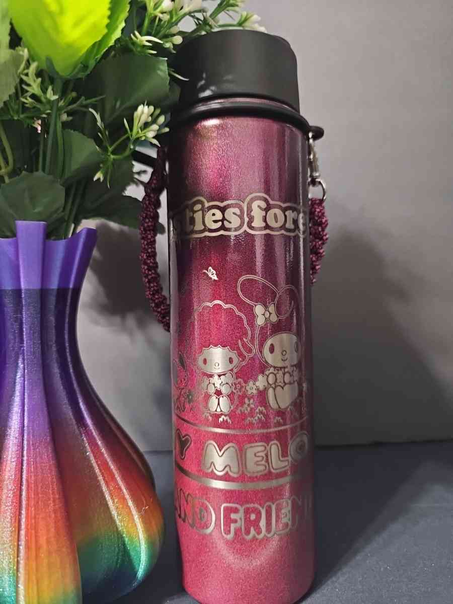 24oz laser Engraved Insulated MY MELODY  Water Bottle - Las Vegas, Nevada - FleaMarketBay