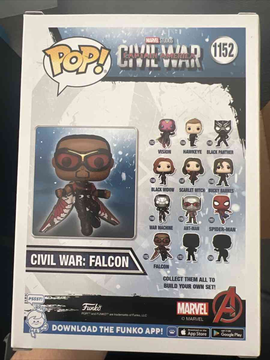funko pop falcon civic war Amazon exclusive - Las Vegas, Nevada - FleaMarketBay