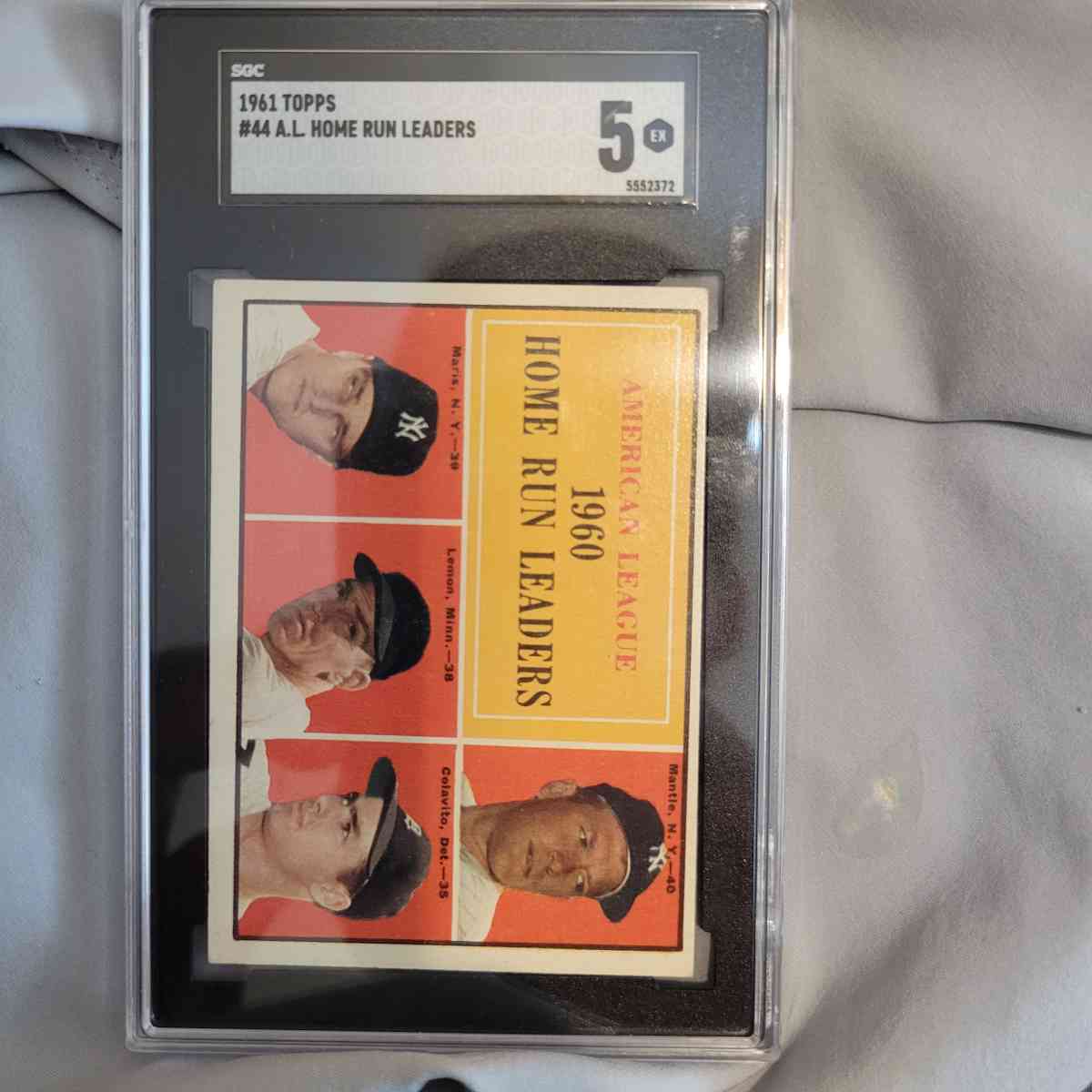 1960 homerun leaders mickey mantle card - Omaha, Nebraska - FleaMarketBay