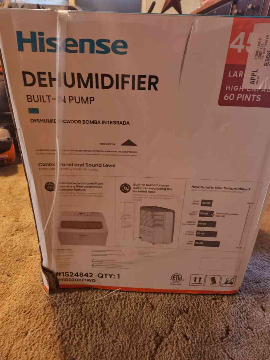 Hisense DEHUMIDIFIER - San Antonio, Texas - FleaMarketBay