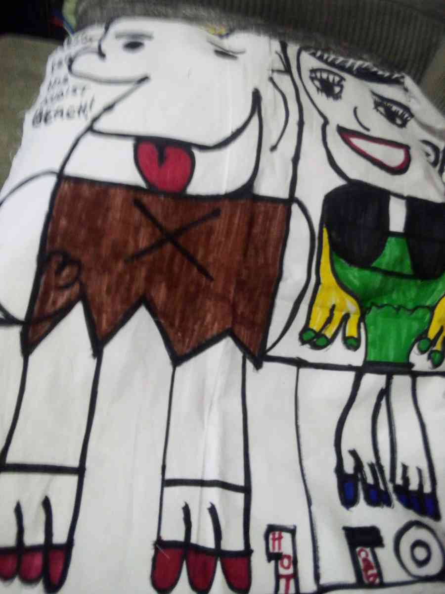 cartoon on pillows and wall hangings - Saint Louis, Missouri - FleaMarketBay