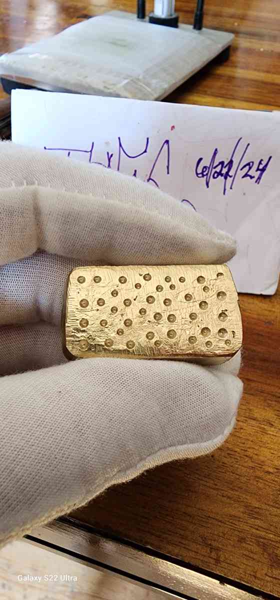 pure 3oz gold bar sigmaxrayed Verified - Vineland, New Jersey