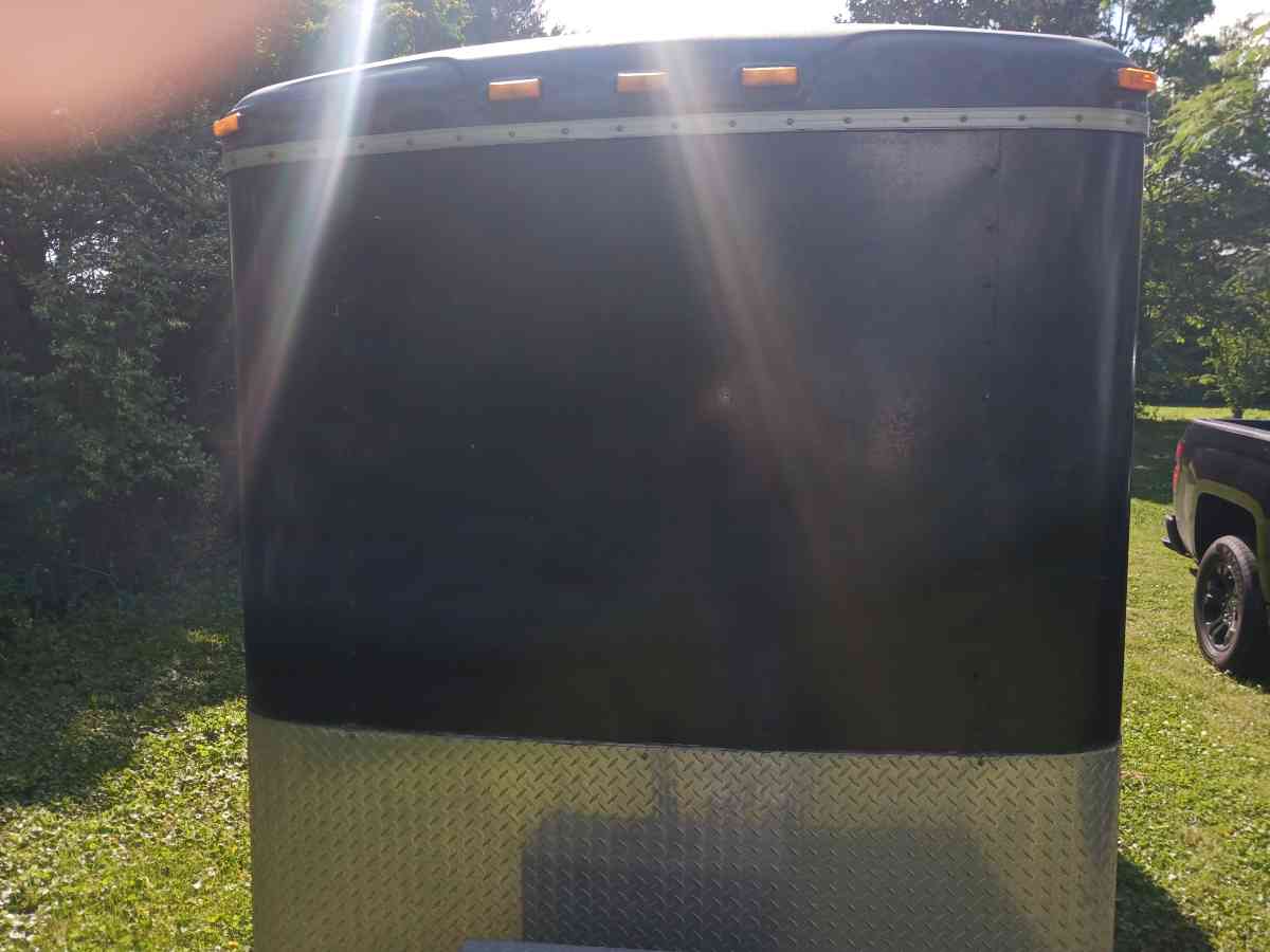 motorcycle trailer with 4 tracks in the floor spare tire - Maysville, North Carolina - FleaMarketBay