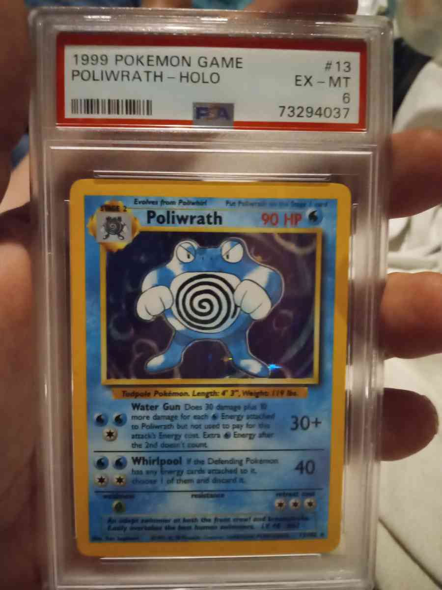 1999 POLIWRATHHOLO PSA SLAB - Durham, North Carolina - FleaMarketBay