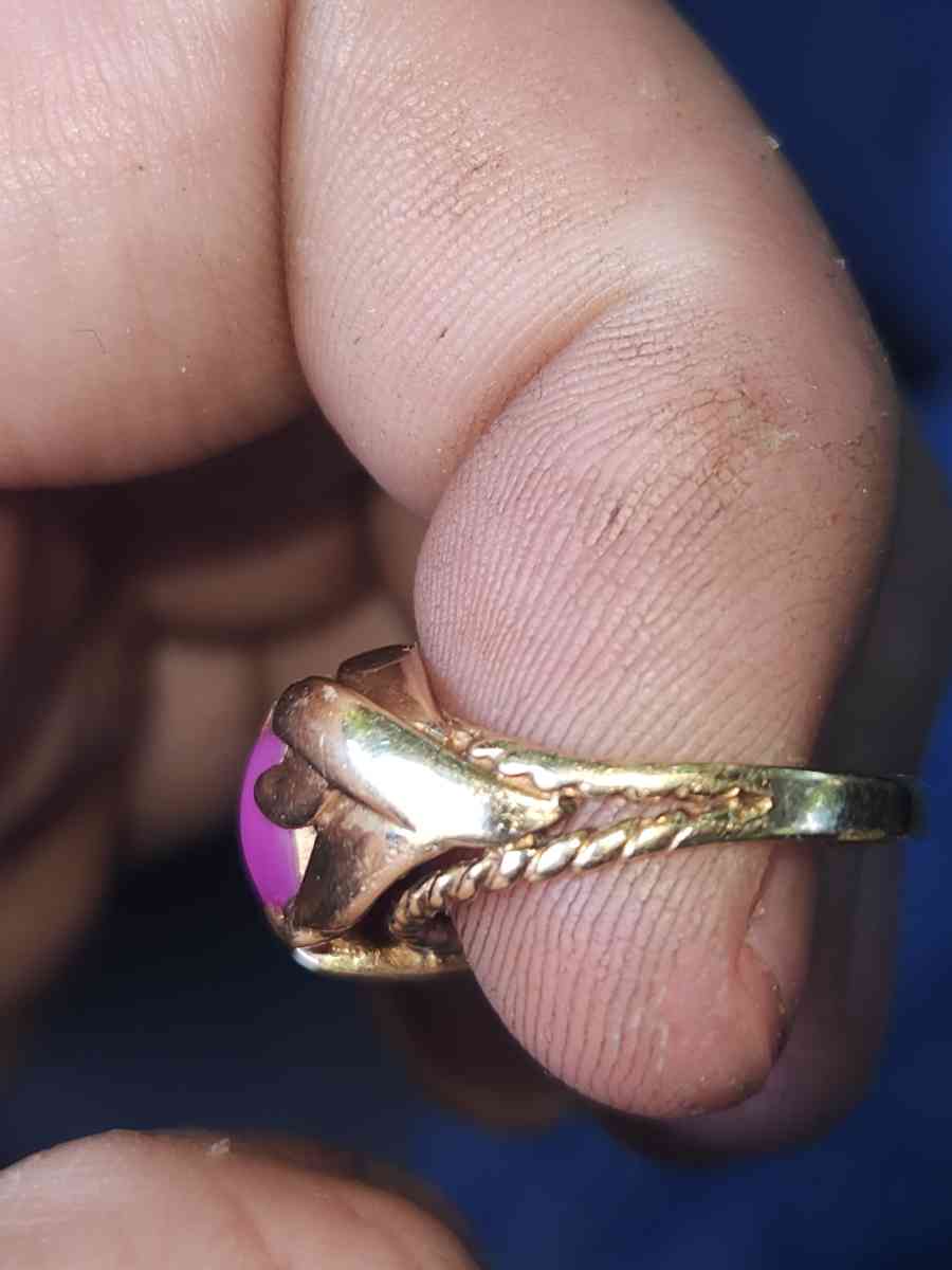 14kt pink star saphire ring - Canton, Connecticut - FleaMarketBay