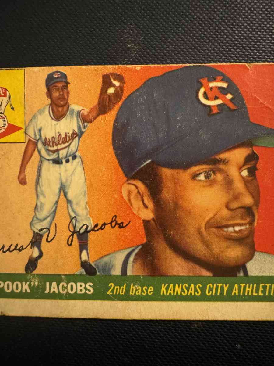 Spook Jacobs Baseball Card Topps 61 - Portland, Texas - FleaMarketBay