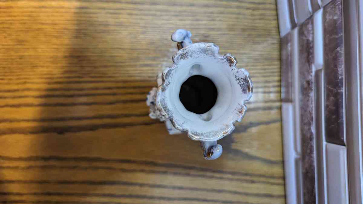 Vintage Victorian  Vase With A 3D Woman Inset Holding Flower - Phoenix, Arizona - FleaMarketBay