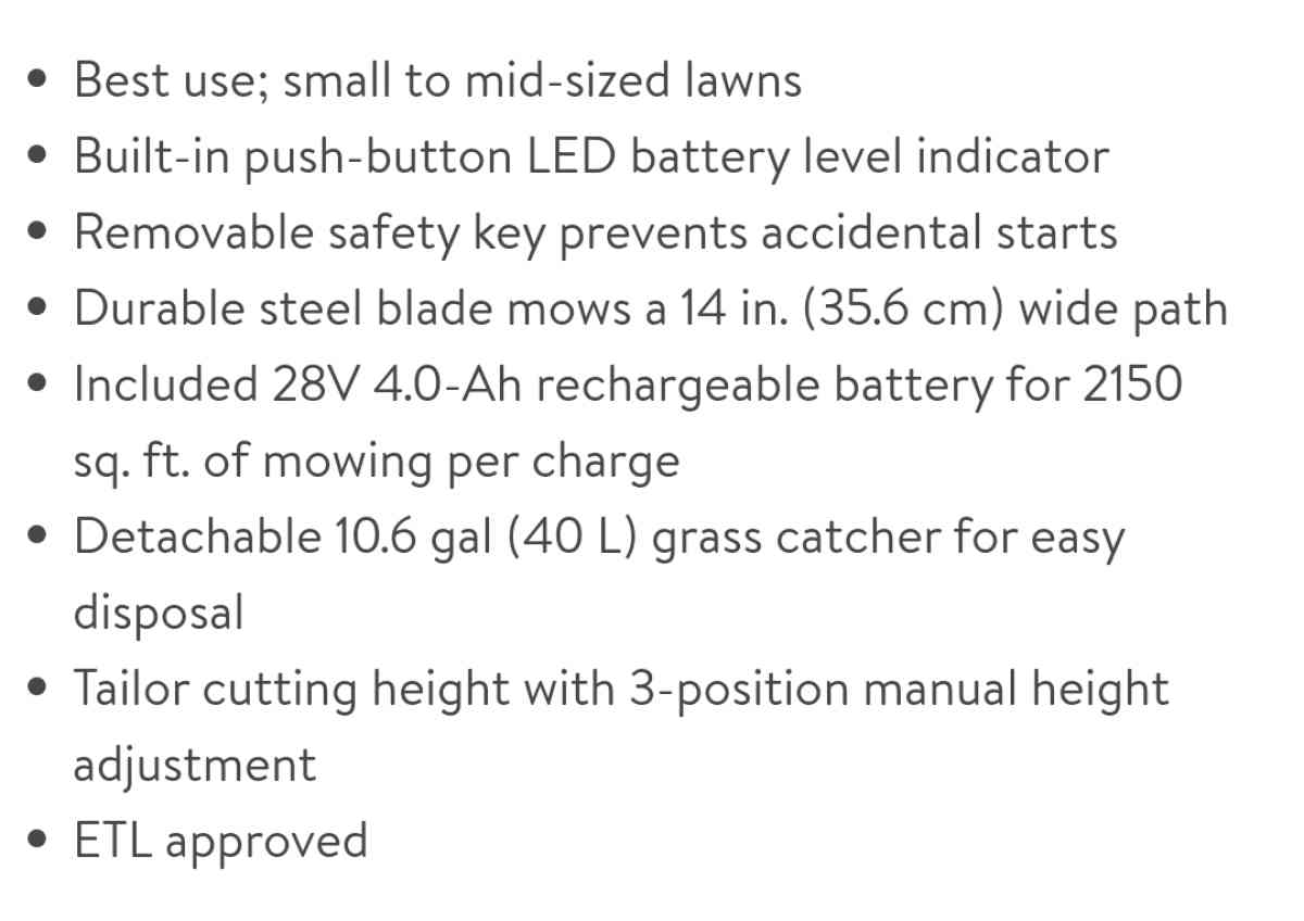 lawnmower Sun Joe electric cordless - Pueblo, Colorado - FleaMarketBay