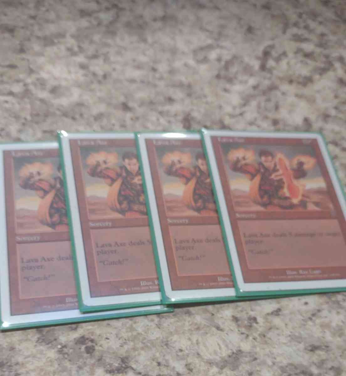 MTG Playset seventh edition lava axe - Galien, Michigan