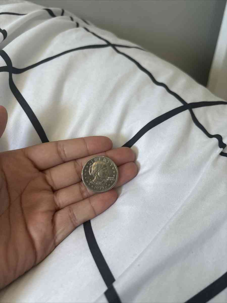 1979 copper dollar coin - Champlin, Minnesota