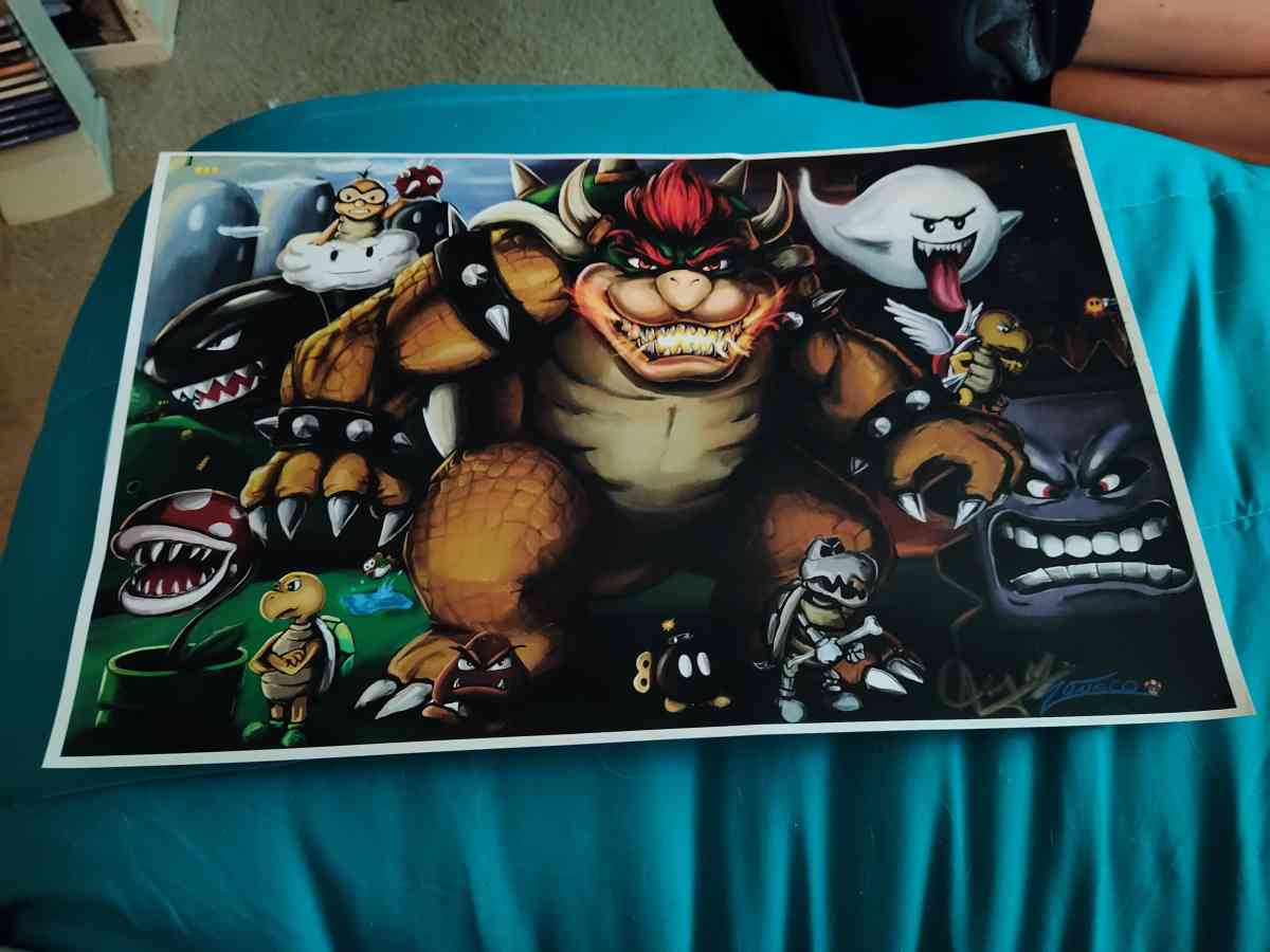 Bowser signed picture - Beaverton, Oregon