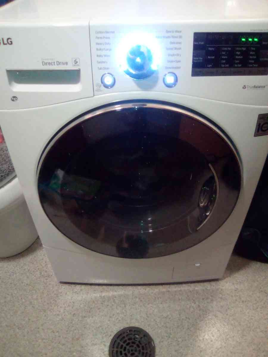 LG all in one smart washer and dryer machine