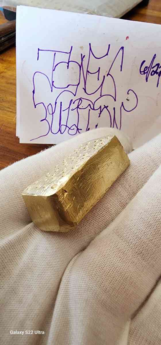 pure 3oz gold bar sigmaxrayed Verified - Vineland, New Jersey - FleaMarketBay